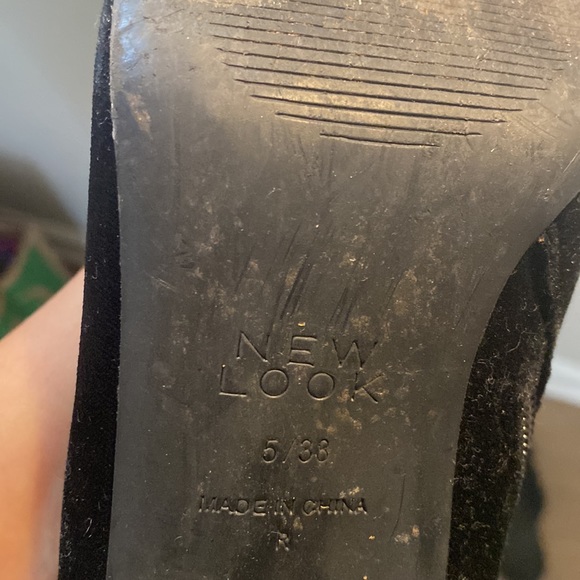 Velvet black booties - Picture 4 of 5